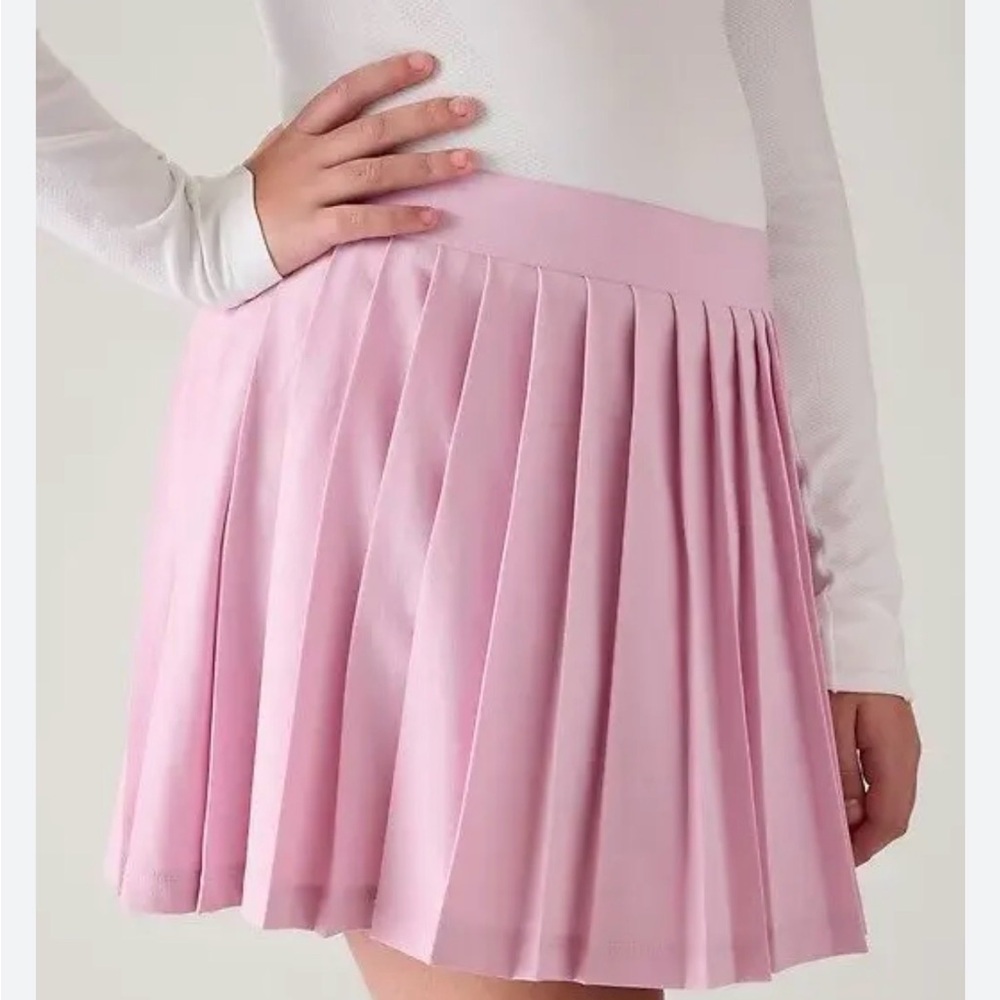 Athleta Girl Pleat Perfect Skort in Light Pink size 16